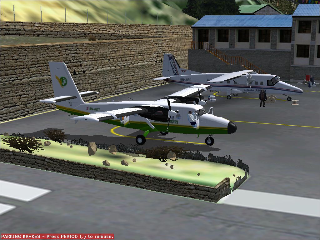 Landing at lukla airport